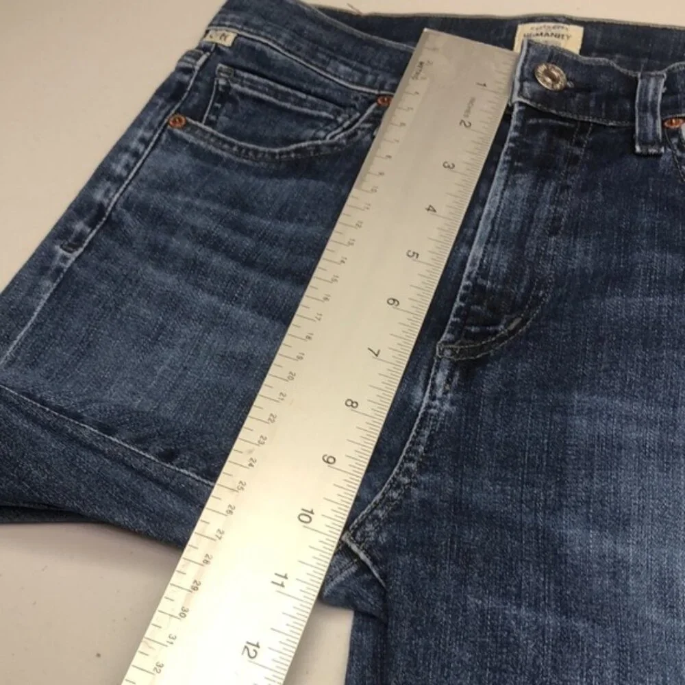 MADE IN USA 🇺🇸 CITIZENS OF HUMANITY HARLOW HIGH RISE SLIM JEANS 28x30 🇺🇸